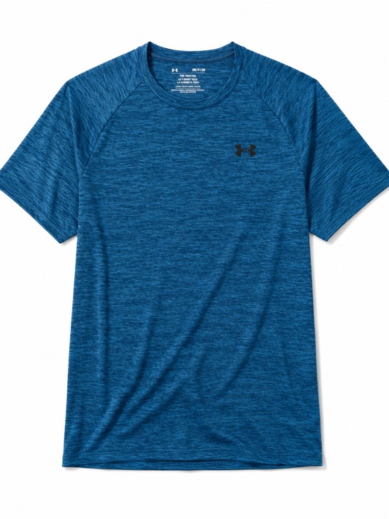 Under Armour Other - Under Armour Mens Tech Tee Blue‎ Heather Performance Short Sleeve Shirt Small